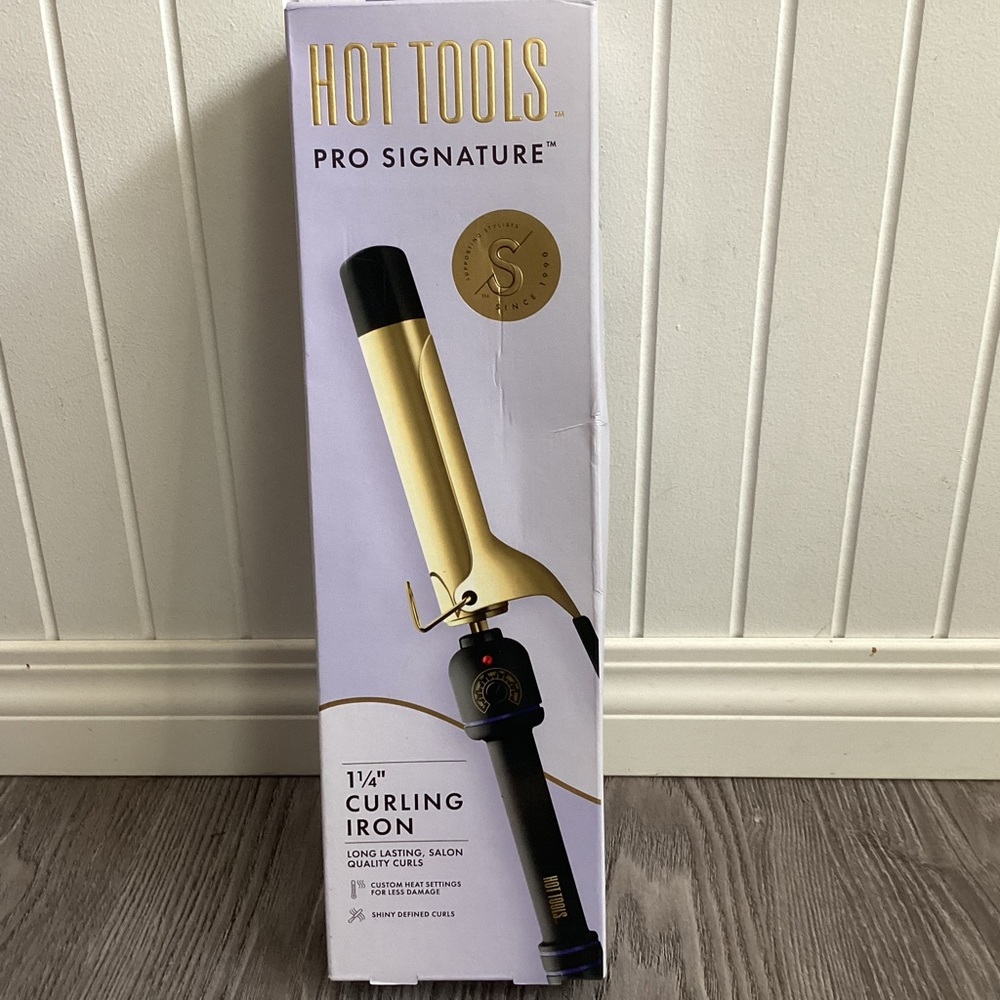 Hot Tools Pro Signature 24K Gold 1-1/4" Curling Iron